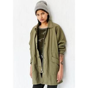 UNIF x Urban Outfitters Workwear Anorak Jacket - M Army Green